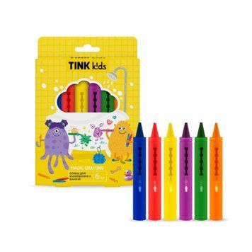 Олівці для малювання у ванній Magic Crayons Tink kids 6 шт