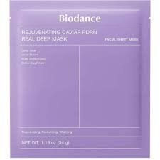 Омолоджуюча гідрогелева маска з ікрою і PDRN BIODANCE Rejuvenating Caviar PDRN Real Deep Mask