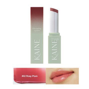 №2 Доглядовий бальзам для губ з ефектом "скляних губ" KAINE Glow Melting Lip Balm (Rosy plum),, 3,7г