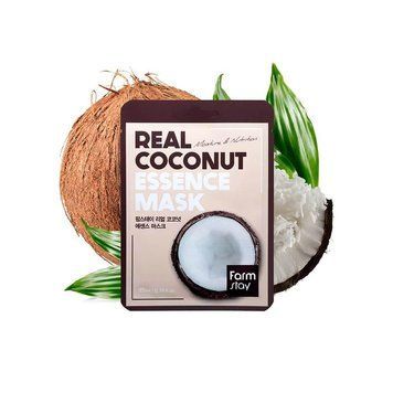 Тканинна маска для обличчя з екстрактом кокоса FarmStay Real Coconut Essence Mask, 23 мл