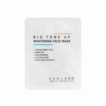 (Пробник) Маска для освітлення шкіри та ефекту миттєвого сяяння Usolab Bio Tone Up Whitening Mask, 5 мл