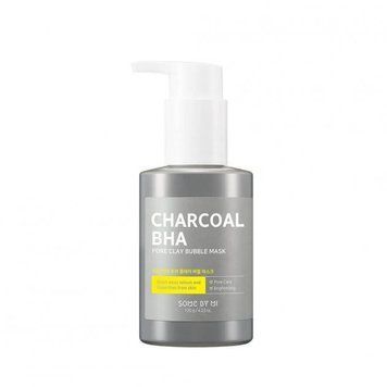 Маска-пінка від чорних цяток Some By Mi Charcoal BHA Pore Clay Bubble Mask 120мл