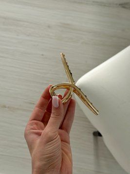Металевий краб золотий