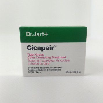 Коригувальний доглядовий крем для обличчя Dr. Jart+ Cicapair Tiger Grass Color Correcting Treatment SPF22 PA++, 15 ml