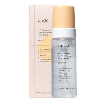 Термін до 2027.01  М&rsquo;яка пінка для вмивання Ondo Beauty 36.5 PHA & Saponaria Purifying Foaming Facial Cleanser, 150 мл