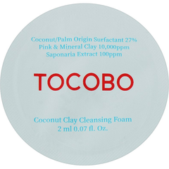 Очищуюча пінка з глиною Tocobo Coconut Clay Cleansing Foam, пробник