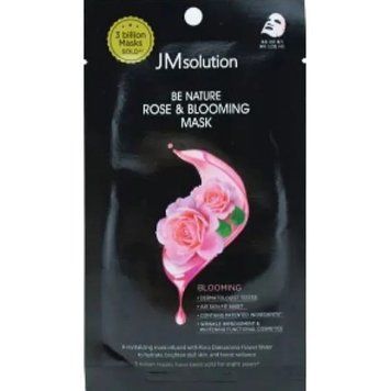 Маска для обличчя з екстрактом троянди JMsolution Be Nature Rose & Blooming Mask, 24 мл