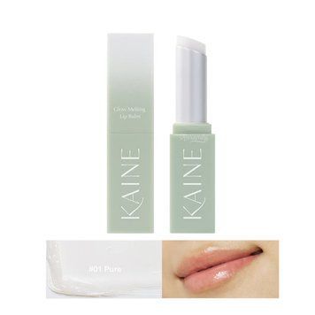 №1 Доглядовий бальзам для губ з ефектом "скляних губ" KAINE Glow Melting Lip Balm, 3,7г