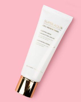 Зволожуюча нічна маска для обличчя Missha Super Aqua Cell Renew Snail Sleeping Moisturizing Mask, 110 мл