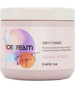 Маска для сухого і неслухняного волосся Inebrya Ice Cream Dry-T Mask, 500 мл
