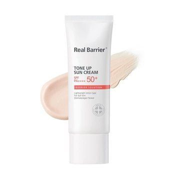 Сонцезахисний крем з освітлювальним ефектом Real Barrier Tone Up Sun Cream SPF50+ PA++++ 40 мл