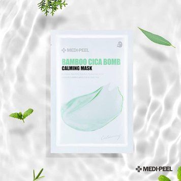 Заспокійлива маска з екстрактом бамбука Medi Peel Bamboo Cica Bomb Calming Mask