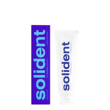 Термін до 2026.12 Щоденна відбілювальна зубна паста Solident Blackcurrant mint / смородина-м'ята, 90 г