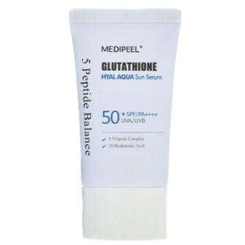 Зволожуюча сонцезахисна емульсія з глутатіоном Medi-Peel Glutathione Hyal Aqua Sun Serum SPF50+ PA++++ 50 мл