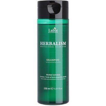 Заспокійливий трав'яний шампунь проти випадіння волосся La'dor Herbalism Shampoo, 150 мл