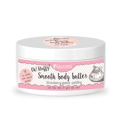 Масло для тіла "Полунично-гуавовий пудинг" Nacomi Smooth Body Butter Strawberry-Guawa Pudding