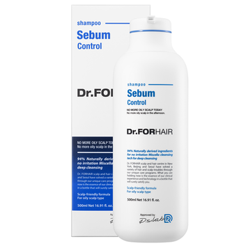Себорегулювальний шампунь для жирного волосся Dr.FORHAIR Sebum Control Shampoo, 500 мл