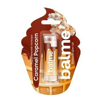 Бальзам для губ з ароматом карамельного попкорну Balme Caramel Popcorn Lip Balm, 5 г