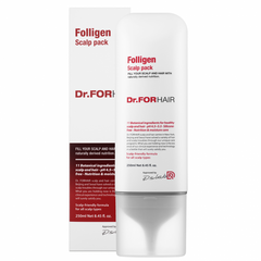Оздоровлювальна маска для шкіри голови Dr.FORHAIR Folligen Scalp Pack, 250 мл