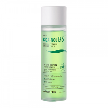 Відновлювальний тонік для обличчя Medi Peel Phyto Cica-Nol B5 AHA BHA Vitamin Calming Toner, 150 мл