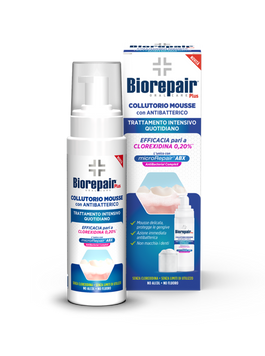Мус для ротової порожнини "Антибактеріальний" Biorepair collutorio mousse, 200 мл