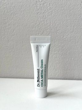 Заспокійливий крем з цинком і трипептидом міді Dr.Different Cica Metal Cream, 10 г