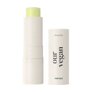 Термін до 2027.02 Бальзам для губ веганський з маслом авокадо Manyo Our Vegan Color Lip Balm Avocado, 3.7 г