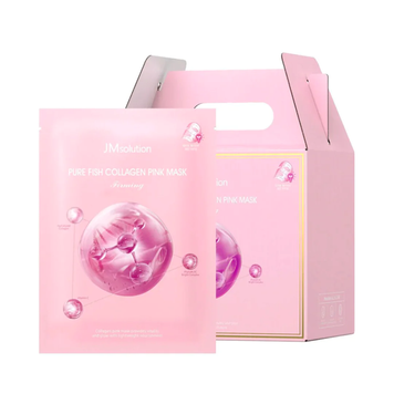 Колагенова маска для глибокого зволоження та відновлення шкіри JM SOLUTION PURE COLLAGEN PINK MASK FIRMING,1 шт