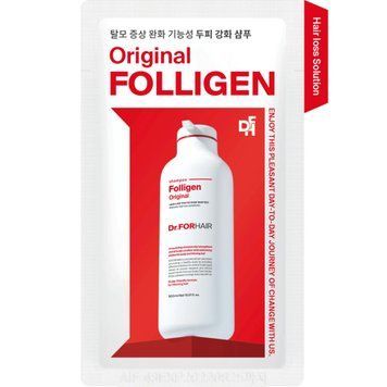 Зміцнюючий шампунь проти випадіння волосся Dr.FORHAIR Folligen Shampoo пробник, 10 ml