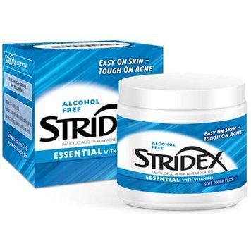 Засіб від вугрів без спирту Stridex Essentials, 55 серветок
