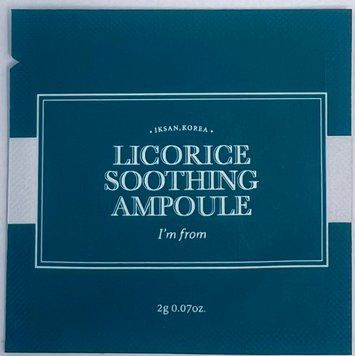 Заспокійлива концентрована сироватка I&rsquo;m from licorice ampoule пробник