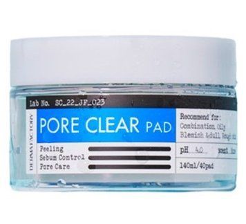 Очищувальні педи Derma Factory Pore Clear Pad, 140 мл (40 шт)