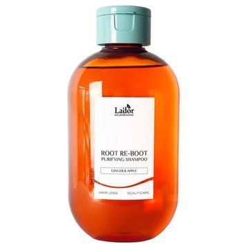 Шампунь для чутливої шкіри з імбирем і яблуком Lador Root Re-Boot Purifying Shampoo Ginger & Apple 300 мл