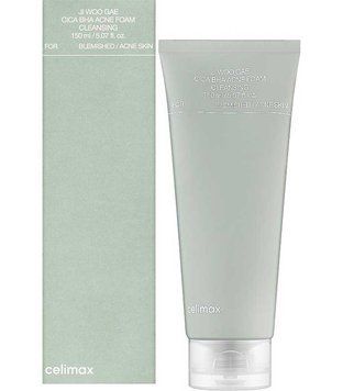 Пінка для проблемної шкіри Celimax Ji Woo Gae Cica BHA Acne Foam Cleansing 150 мл