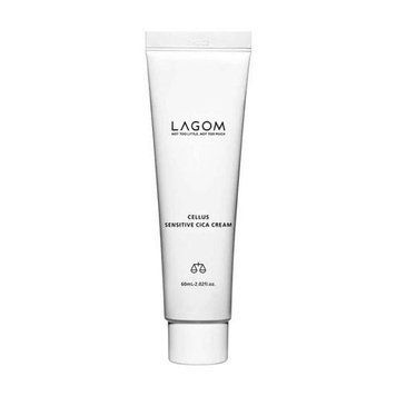 Зволожуючий крем з центеллою для чутливої шкіри LAGOM Cellus Sensitive Cica Cream, 60 мл