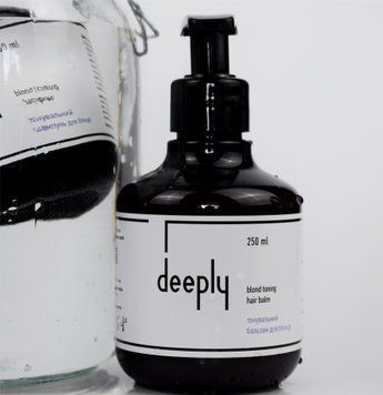 Тонувальний шампунь для блонду Deeply blond toning shampoo, 250 мл