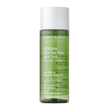 (Мініатюра) Тонер для жирної та комбі шкіри Mary&May Vegan CICA Tea Tree AHA PHA Toner, 30 мл