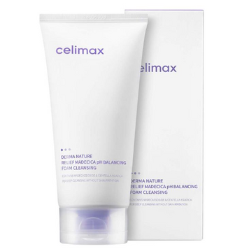 Делікатна пінка для вмивання Celimax Derma Nature Relief Madecica pH Balancing Foam Cleansing 150 мл