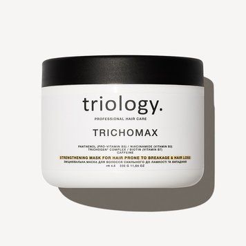 Зміцнювальна маска для волосся схильного до ламкості та випадіння Trichomax triology. 330 г