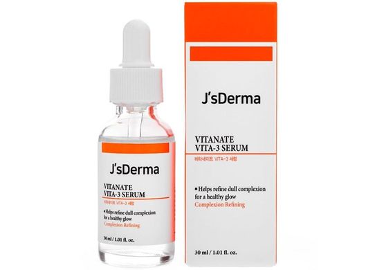 Сиворотка з ніацинамідом JsDERMA Vitanate Vita-3 Serum, 30 мл