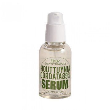 Сироватка для обличчя з екстрактом квітки хауттюйнії Derma factory Houttuynia Cordata 89% Serum, 50 мл