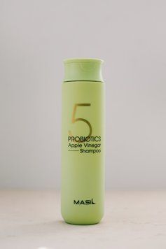 М'який безсульфатний шампунь з пробіотиками і яблучним оцтом Masil 5 Probiotics Apple Vinegar Shampoo, 300 мл