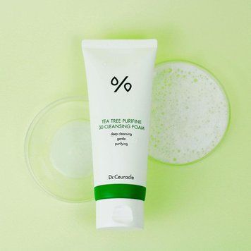 Гель-пінка для вмивання з екстрактом чайного дерева Dr. Ceuracle Tea Tree Purifine 30 Cleansing Foam, 150 мл