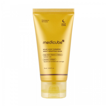 Нічна маска з койєвою кислотою та куркумою Medicube Kojic Acid Turmeric Night Wrapping Mask, 75 мл