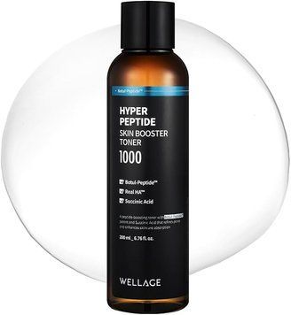 Тонер для обличчя з пептидами Wellage Hyper Peptide Skin Booster Toner 1000, 200 мл