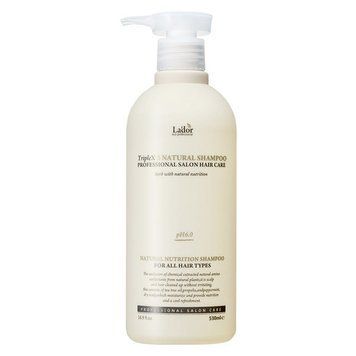 Безсульфатний органічний шампунь La'dor Triplex Natural Shampoo, 530 мл
