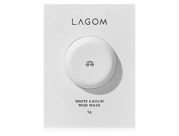 Очищувальна глиняна маска для обличчя Lagom - White Kaolin Mud Mask
