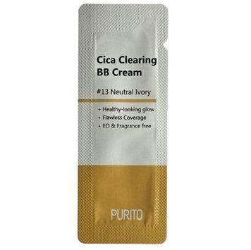 #13 Пробник ББ крем для чутливої шкіри з центеллою PURITO Cica Clearing BB Cream #13 Neutral Ivory