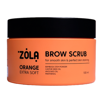 Скраб для брів (Апельсин) ZOLA Extra Soft, 100 мл
