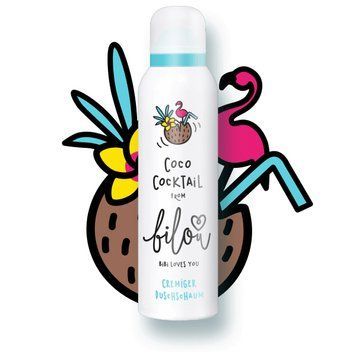 Пінка для душу "Кокосовий коктейль" Bilou Coco Cocktail Creamy Shower Foam, 200 мл